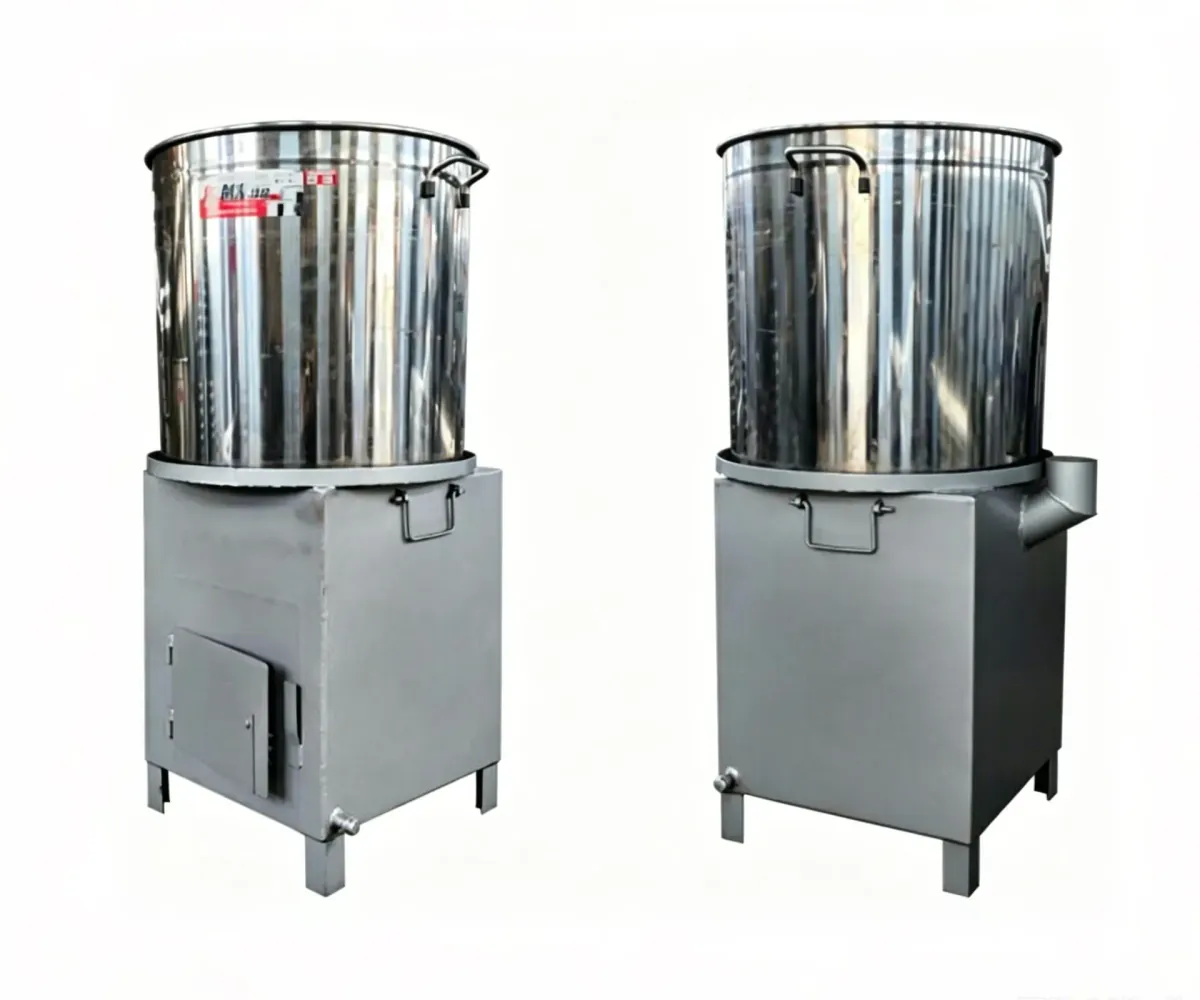 Wood-Fired Seed Steamer for Oil Mills